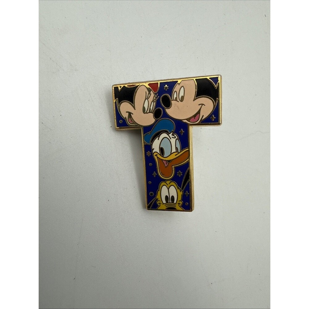 DISNEY TRADING PIN * ALPHABET COLLECTION * 2011 * LETTER T * Fab 4 Donald Mickey